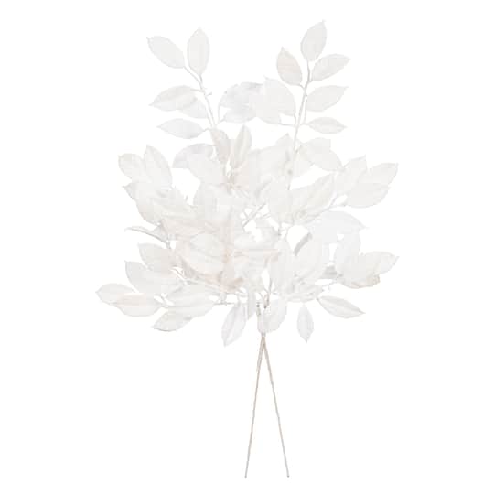 Vickerman 31" White Artificial Gardenia Snowy Sprays, 2ct.